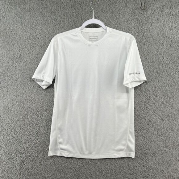 Merrell Morpheus T-shirt Ecru Mens Small UPF 20+ - Picture 4 of 12